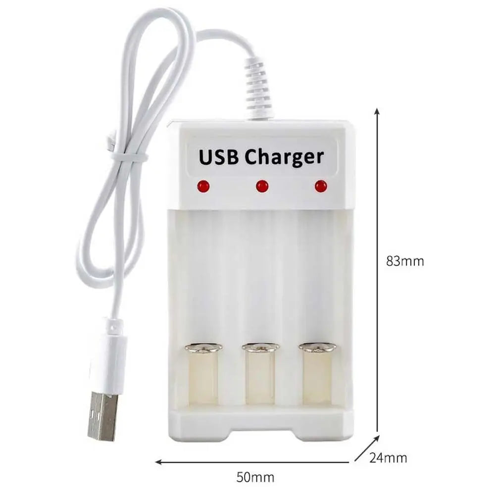 Rechargeable AA Battery Smart Charger Lithium Battery Charger Battery Charger Battery Charging Station Batteries USB Charger