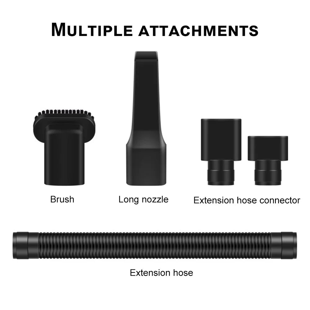 Portable Handheld Mini Vacuum Cleaner - 120W, Car Charger, Wireless