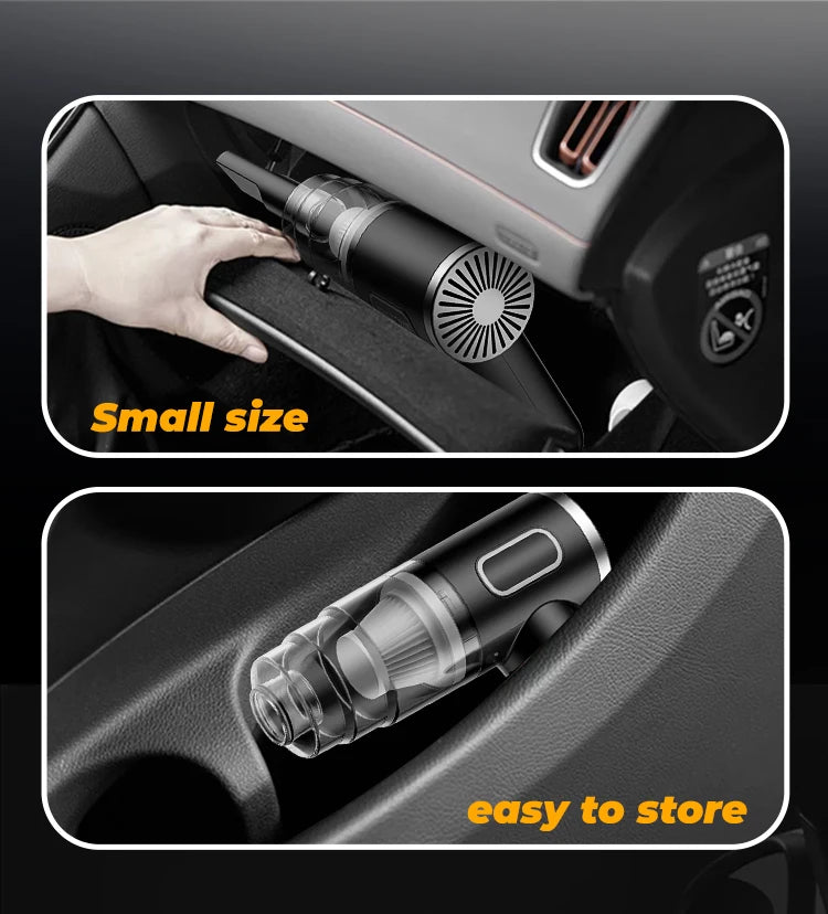 BELIBUY Vacuum Cleaner – Car, Portable Wireless, Mini Powerful Cleaner