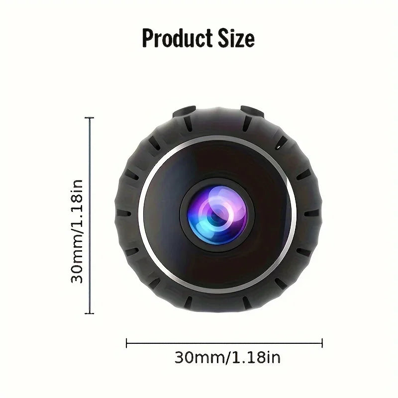 Xiaomi X10 Mini WiFi Camera – 1080P HD, Motion Detection, Night Vision, Black