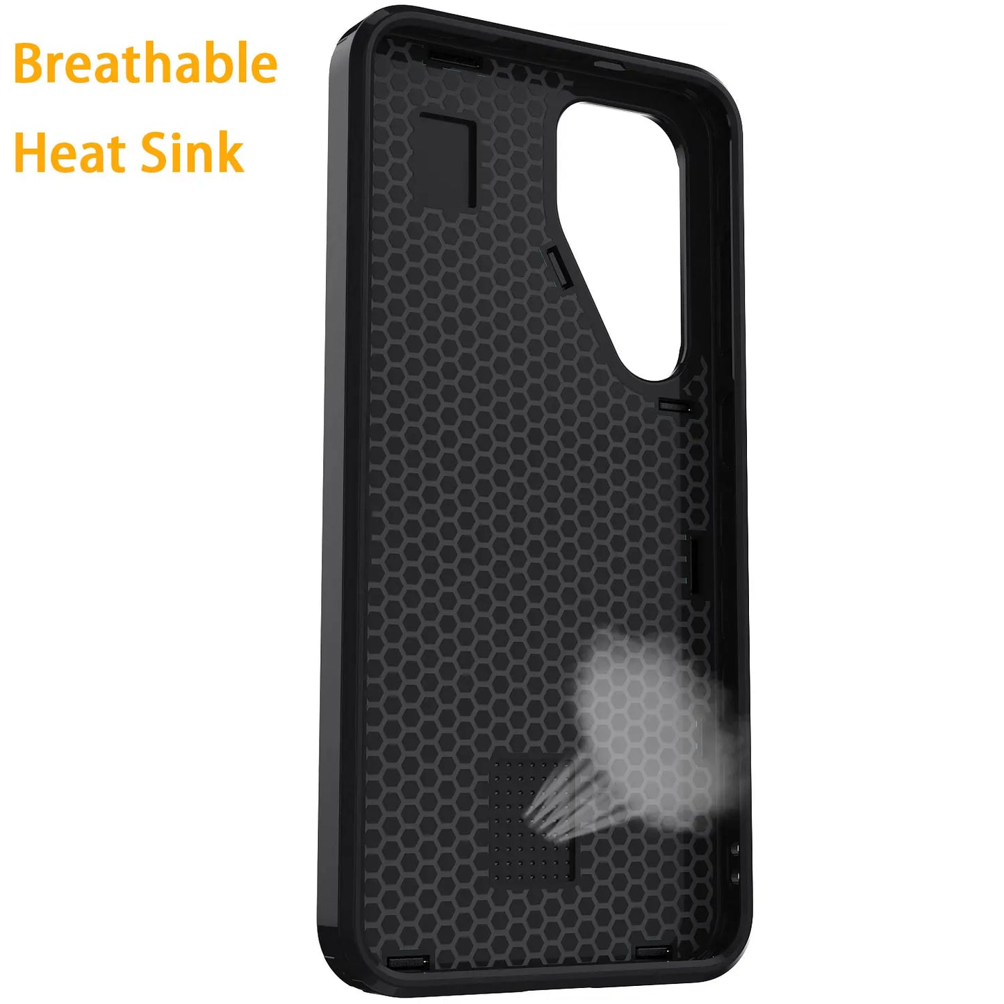 For Samsung Galaxy S25 S25 Plus S25 Ultra 5G Phone Case Hybrid Shockproof Double Ring Kickstand Rugged Cover Black
