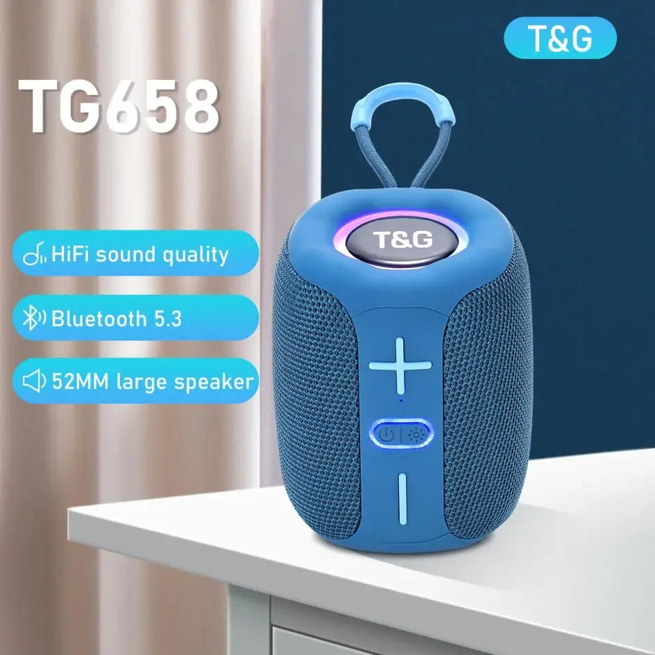 TG658 Bluetooth Speaker – Portable, Wireless, Mini Bass, TF Support
