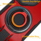 For Samsung Galaxy S22 Ultra 5G Phone Case Hybrid Shockproof Double Ring Kickstand Rugged Hybrid Slim Hard Phone Cover Red
