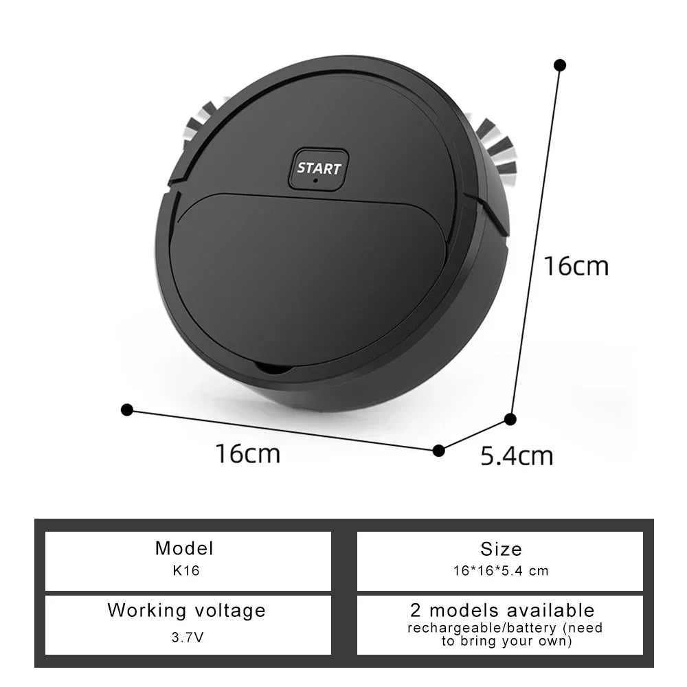 Sweeping Robot - 3-in-1 Intelligent Mop, Vacuum Cleaner, Air Duster