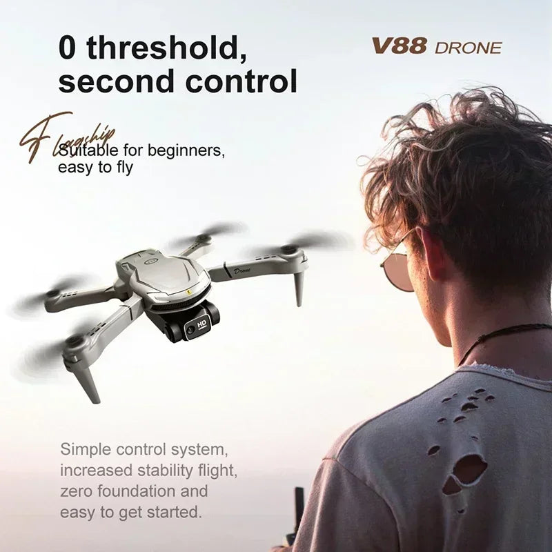 Xiaomi MIJIA V88 Drone – 8K HD Dual Camera, GPS, 5G, 10000M Range, Black