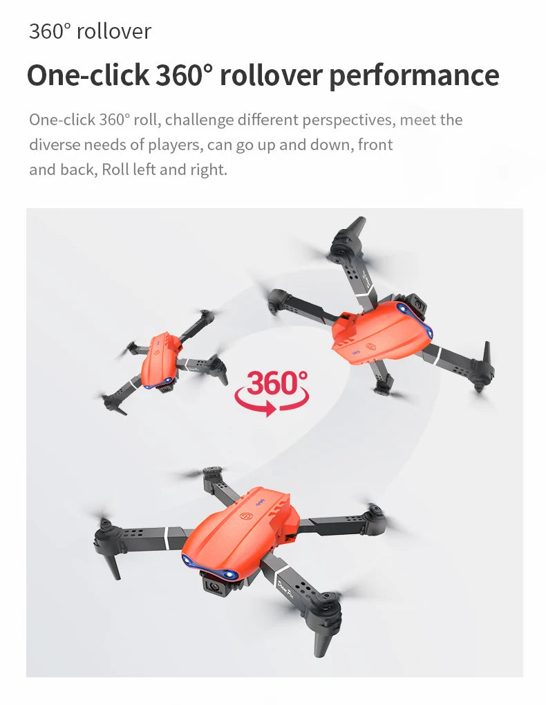 E99Pro RC Drone – 4K Professional – 1080P HD Camera, WiFi FPV, Gift Toy