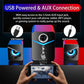SoundCore Speakers – USB Computer Stereo, LED, Bass Control, Black