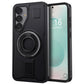 For Samsung Galaxy S25 S25 Plus S25 Ultra 5G Phone Case Hybrid Shockproof Double Ring Kickstand Rugged Cover Black