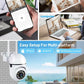 8MP WiFi PTZ Camera - Outdoor IP, 4X Zoom, AI Tracking, Night Color