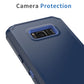 For Samsung Galaxy S8 S8 Plus Rugged Phone Case Shockproof Cover And 2pcs Tempered Glass Screen Protectors Case Friendly Clear