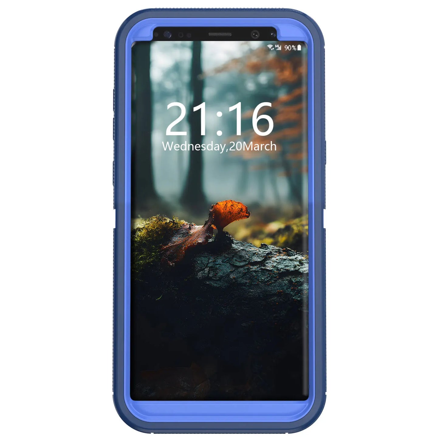 For Samsung Galaxy S8 S8 Plus Rugged Phone Case Shockproof Cover And 2pcs Tempered Glass Screen Protectors Case Friendly Clear