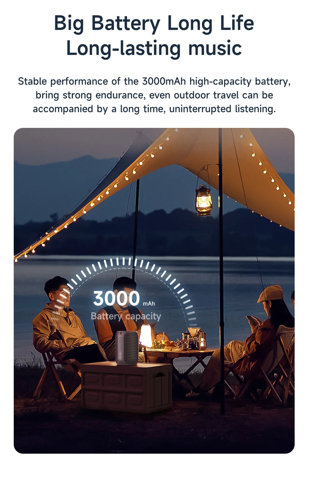 Zealot Speaker – S32PRO Bass Bluetooth, Waterproof LED Outdoor Black