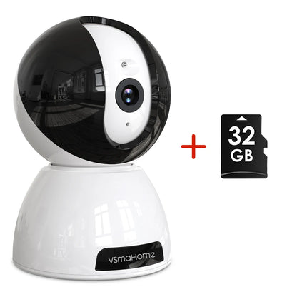 Vsmahome 3MP Indoor Security Camera – 2K HD, Alexa, 2-Way Audio