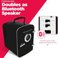 EFMIS151 Fridge – Mini 4L Cooler w/ Speaker, Personal Office White