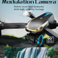 M8 PRO Drone – Brushless Motor, 2 Batteries, HD Camera, 360° Rolling, Black