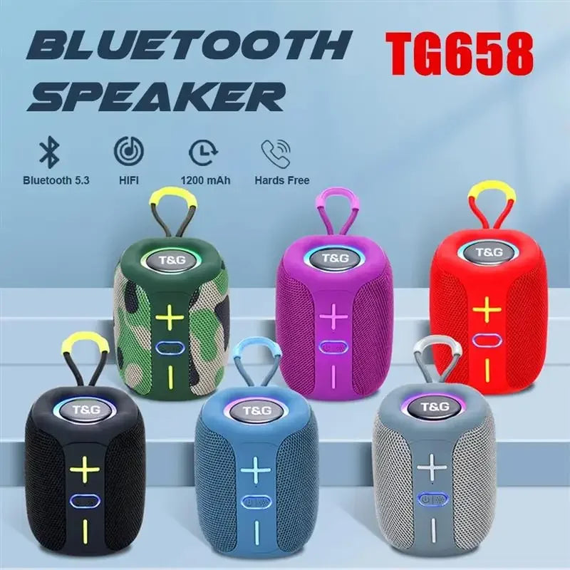 TG658 Bluetooth Speaker – Portable, Wireless, Mini Bass, TF Support