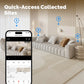 MOES 4MP Smart Indoor Camera – WiFi, Pan/Tilt, Night Vision, Alexa, Tuya