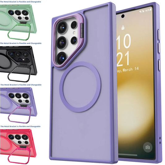 For Samsung Galaxy S23 S23 Plus S23 Ultra 5G Rugged Phone Case Shockproof Kickstand Holder Heavy Duty Protective Cover