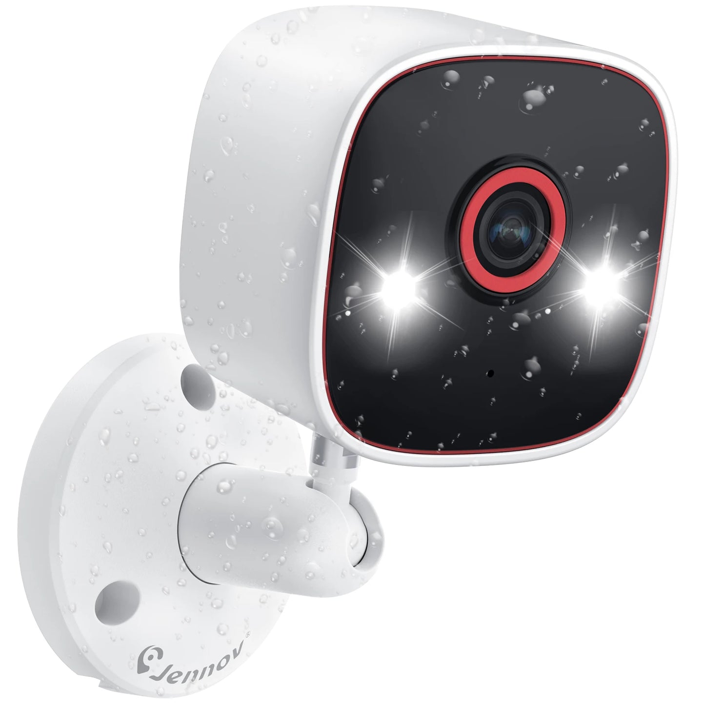 Jennov 2K Outdoor WiFi Camera – 3MP HD, 5GHz/2.4GHz, AI, Color Night Vision
