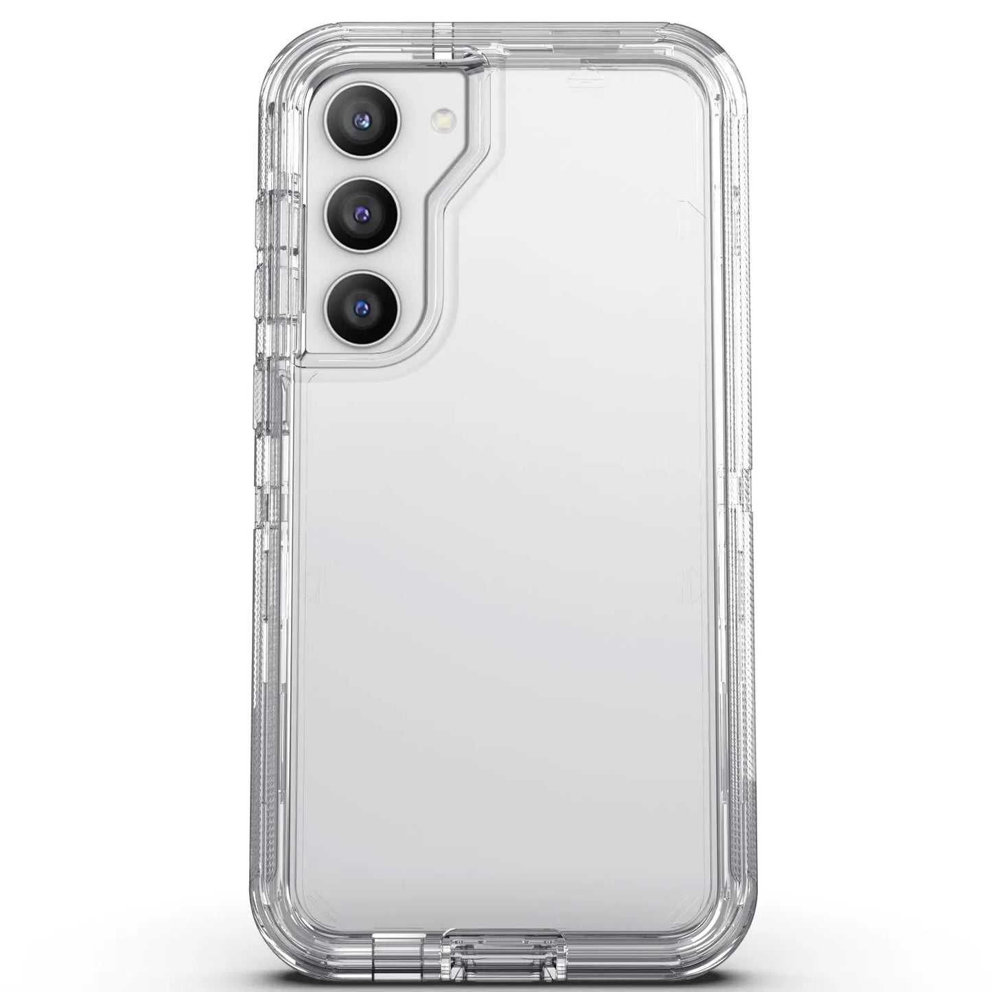 For Samsung Galaxy S23 S23 Plus S23 Ultra Crystal Clear Phone Case Shockproof Cover And 2pcs Tempered Glass Screen Protectors