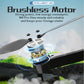 M8 PRO Drone – Brushless Motor, 2 Batteries, HD Camera, 360° Rolling, Black
