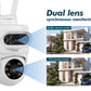 FUERS 5K Dual Lens IP Camera - 10MP, Auto Tracking, Outdoor WiFi CCTV