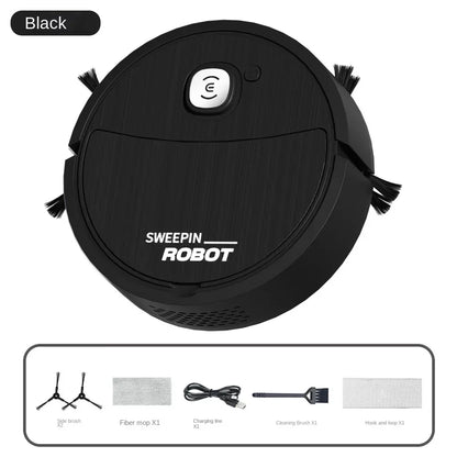 Robot Cleaner - 3-in-1 Sweeping, Mopping, Suction, Mini Electric Vac