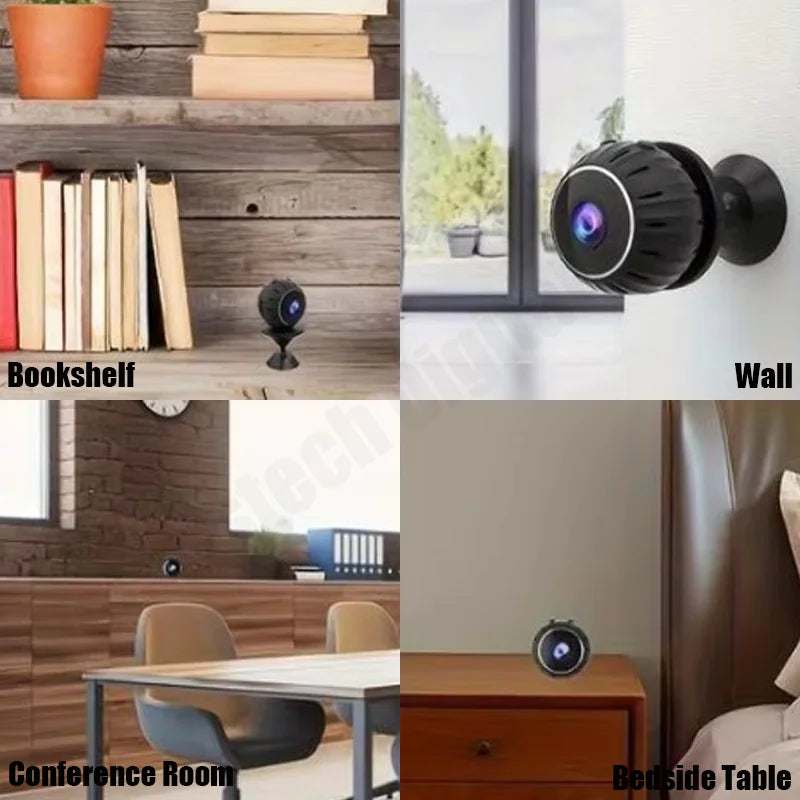 Xiaomi X10 Mini WiFi Camera – 1080P HD, Motion Detection, Night Vision, Black