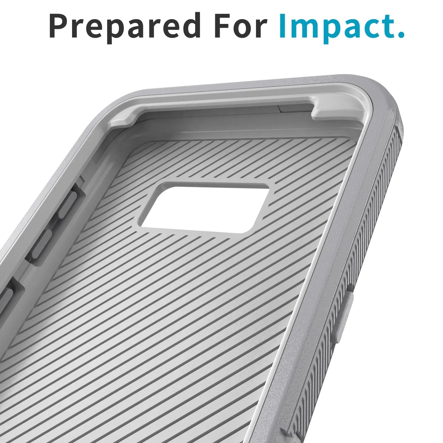 For Samsung Galaxy S8 S8 Plus Rugged Phone Case Shockproof Cover And 2pcs Tempered Glass Screen Protectors Case Friendly Clear