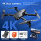 V13 Mini Drone – 4K HD, 1080P Dual Camera, 2.4G WIFI, Foldable, Black
