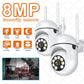 8MP WiFi PTZ Camera - Outdoor IP, 4X Zoom, AI Tracking, Night Color