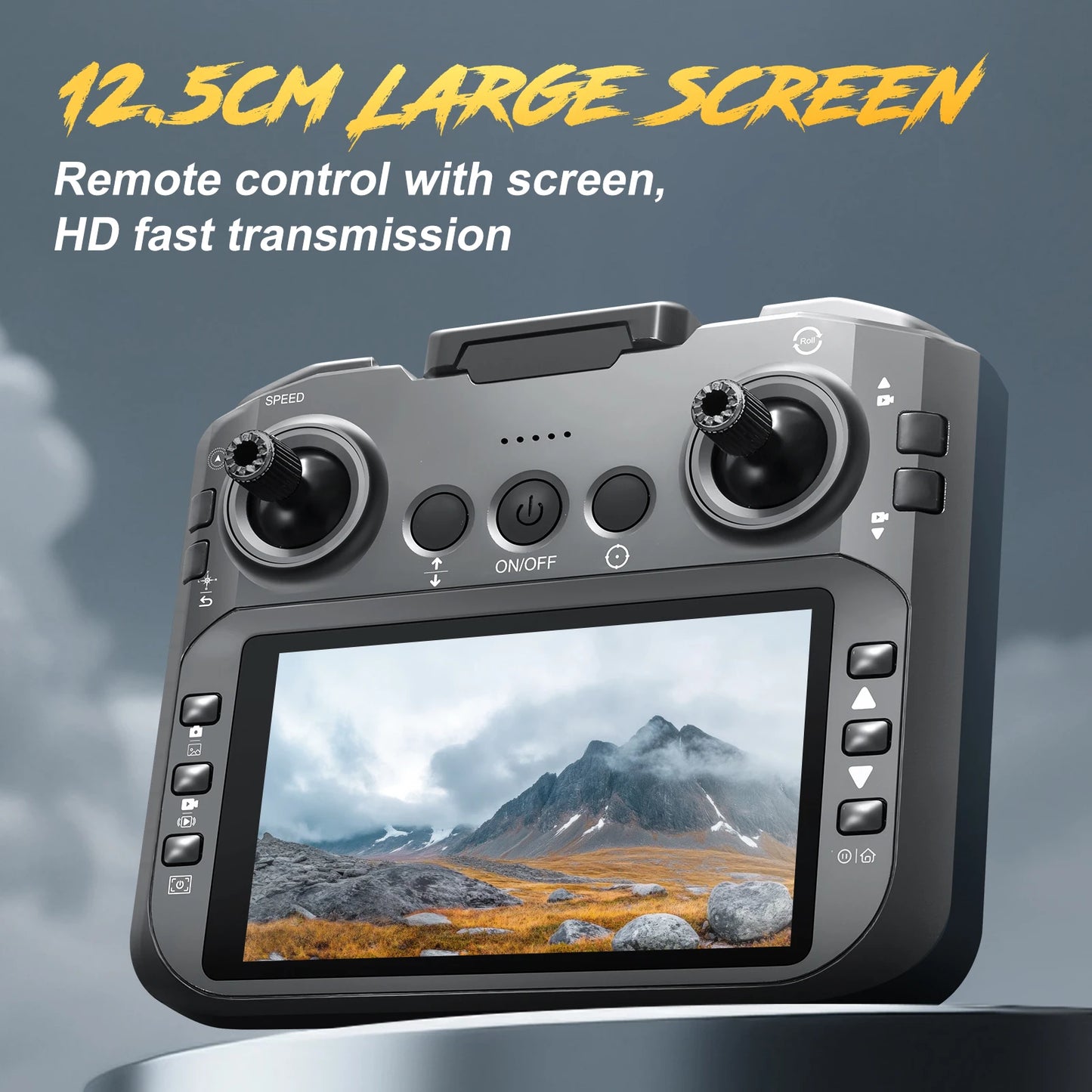 Black E88E99 GT Lighting Big Screen Control Mini Drone Dual Camera Optical Flow Fixed Height HD Aerial Photography Quadcopter