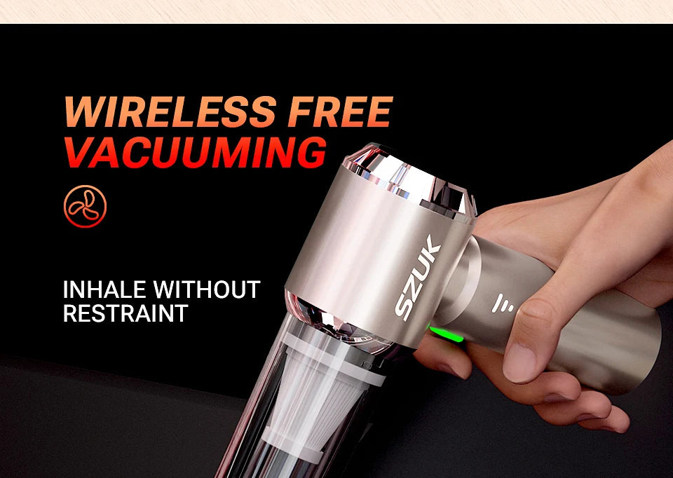 SZUK C012MAX Car Vacuum Cleaner - Strong Suction, Handheld Blower