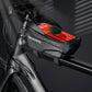 Touch Screen Bicycle Frame Top Tube Bag Light Barrier Waterproof Bike Pouch Phone Case Hard Shell Case Cycling Accessories