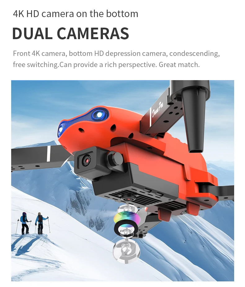 E99Pro RC Drone – 4K Professional – 1080P HD Camera, WiFi FPV, Gift Toy