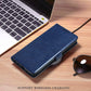Blue For Samsung Galaxy Note 20 Ultra 5G Protective Phone Case Card Holder Slots Wallet Magnetic Flip Kickstand Leather Cover