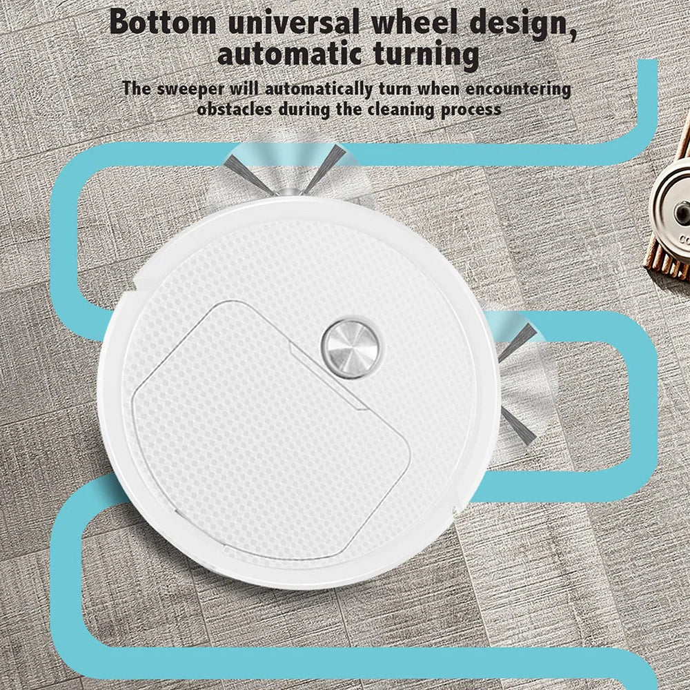 Smart Sweeping Robot - 3-in-1 Mini Vac, Wireless Cleaner, Home Use
