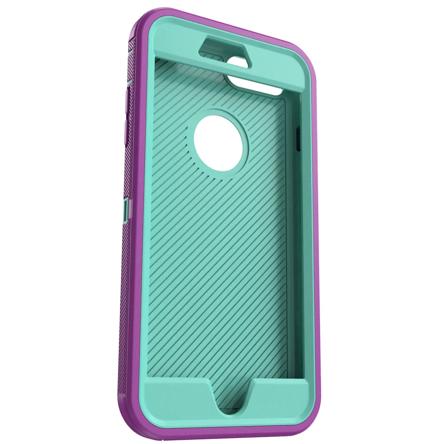 Purple Phone Case For iPhone 8/iPhone 8 Plus Heavy Duty Shockproof Protective Rugged 3-Layers Hard Cover