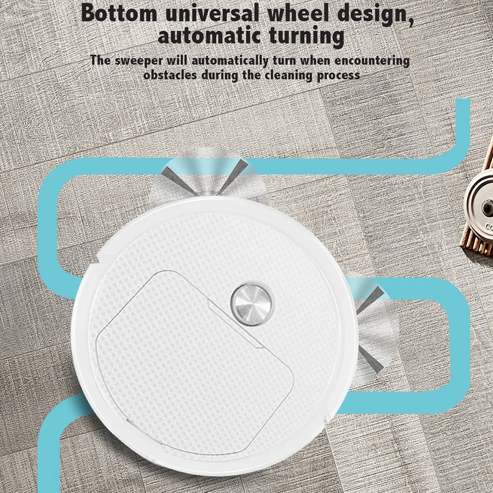 Smart Sweeping Robot - 3-in-1 Mini Vac, Wireless Cleaner, Home Use