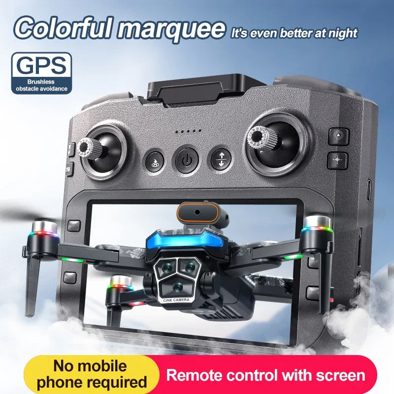 Xiaomi Drone A14Pro Max 8K HD Three Camera Brushless Optical Flow Obstacle Avoidance Foldable Quadcopter UAV Toys RC 20000M
