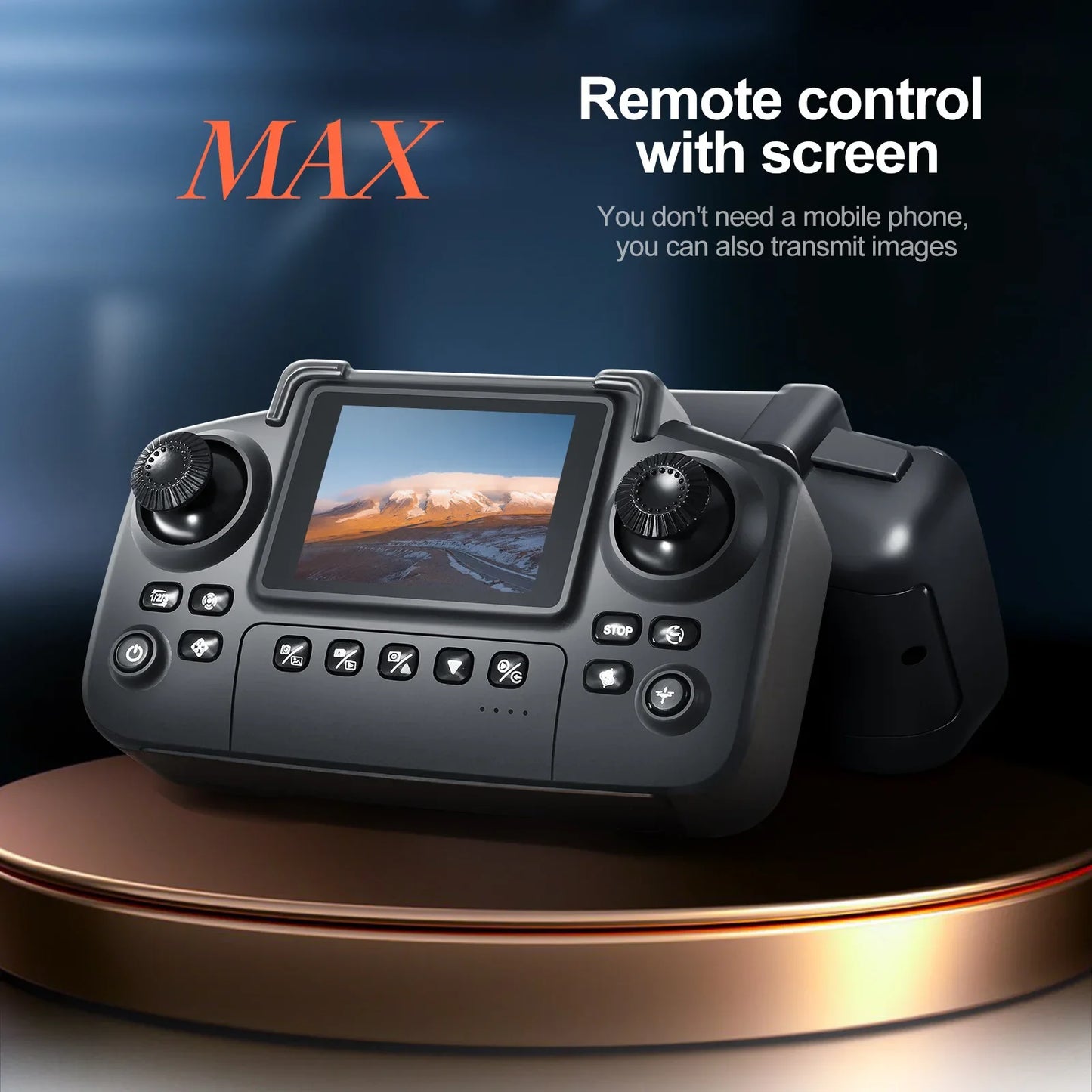 Black E88E99 GT Lighting Big Screen Control Mini Drone Dual Camera Optical Flow Fixed Height HD Aerial Photography Quadcopter