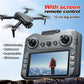Black E88E99 GT Lighting Big Screen Control Mini Drone Dual Camera Optical Flow Fixed Height HD Aerial Photography Quadcopter