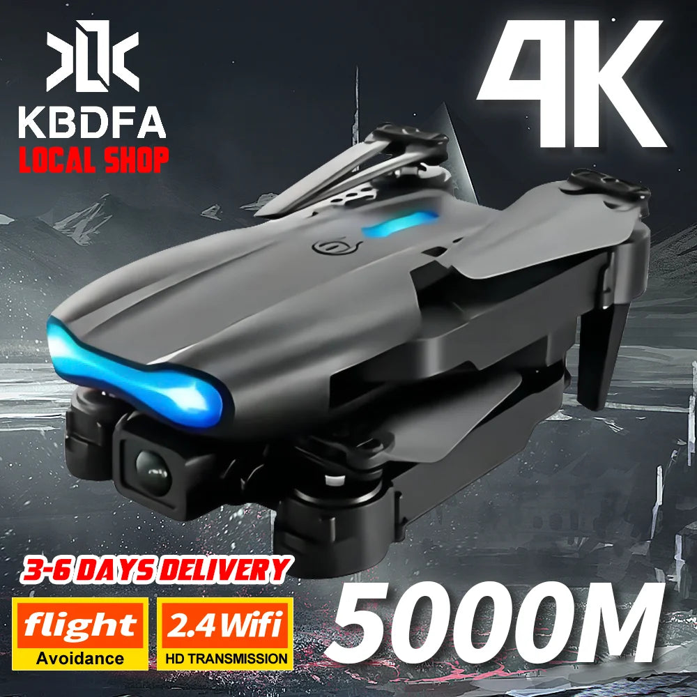 E99 K3 Pro Drone – 4K HD, Dual Camera, WIFI FPV, Obstacle Avoidance, Black