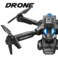 C10 Drone – HD Light Flow,Foldable, Gesture Photography, Black