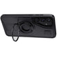 For Samsung Galaxy S25 S25 Plus S25 Ultra 5G Phone Case Hybrid Shockproof Double Ring Kickstand Rugged Cover Black