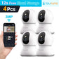 Blurams 2K HD Baby Monitor Camera – Motion Detection, 360° View, White