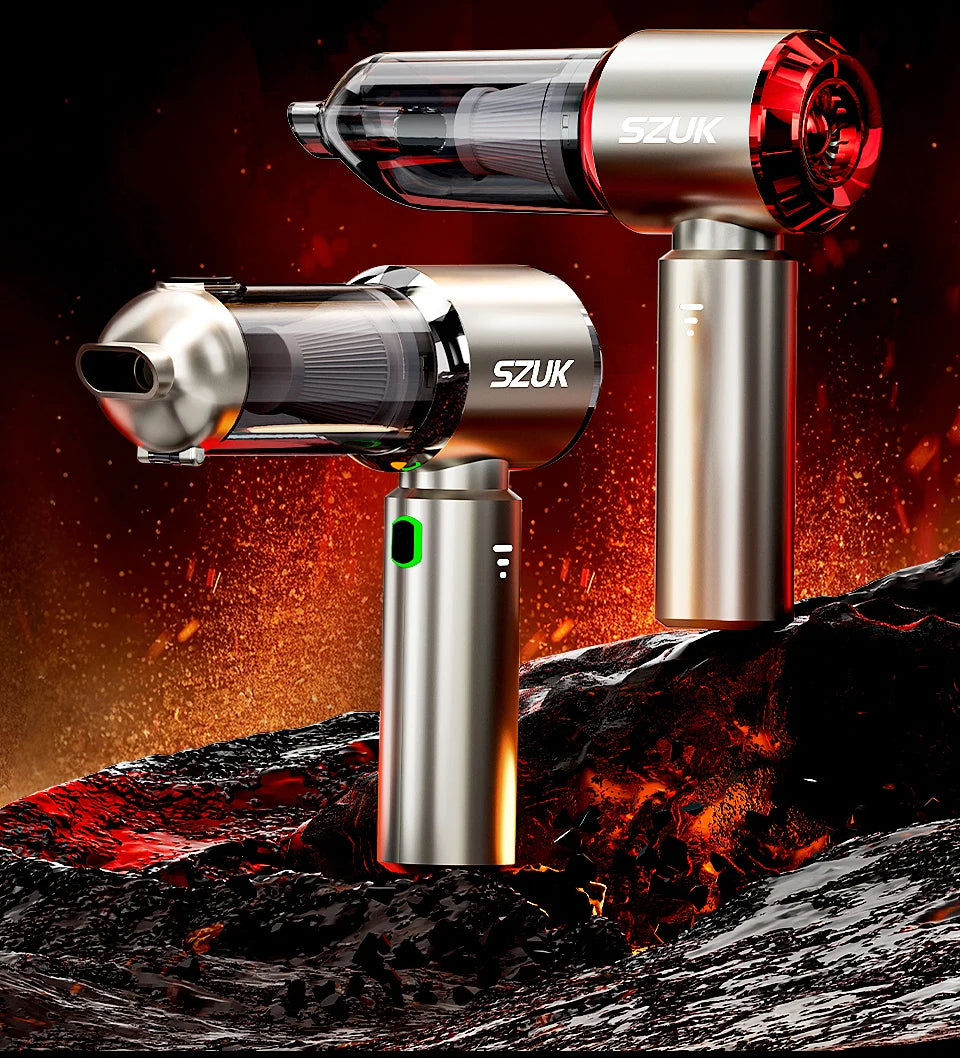 SZUK C012MAX Car Vacuum Cleaner - Strong Suction, Handheld Blower