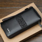 Fashion Men's Long Wallet Zipper Handbag Men's Money Clip Business Casual Large Capacity Soft Leather ID Card Wallet Phone Case