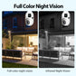 4MP E27 Bulb Camera - Dual Lens, 360° PTZ, WiFi, Night Vision, Two-Way Audio