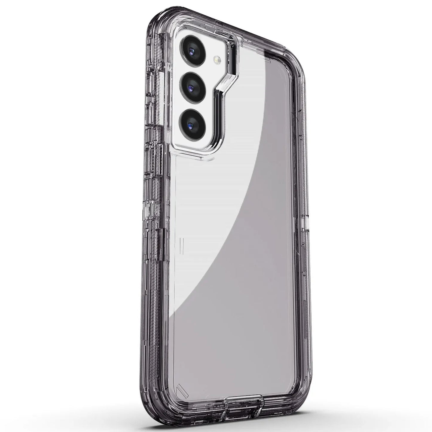 For Samsung Galaxy S23 S23 Plus S23 Ultra Crystal Clear Phone Case Shockproof Cover And 2pcs Tempered Glass Screen Protectors